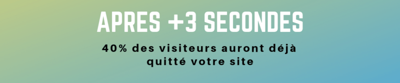 3 secondes maximum pour charger un site, améliorer la vitesse