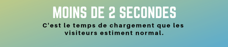 optimiser la vitesse du site internet en moins de 2 secondes