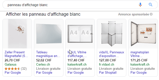 Comment atteindre la première page de Google pour mon entreprise 11 Google_shopping_resultats
