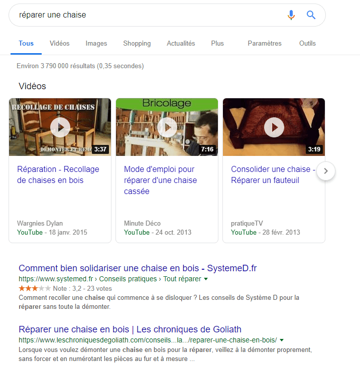 Comment atteindre la première page de Google pour mon entreprise 9 illustration_resultats_video_goog
