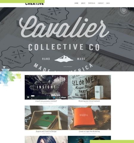 Creative Portfolio est l'un des meilleurs thèmes WordPress gratuits pour cette année.
