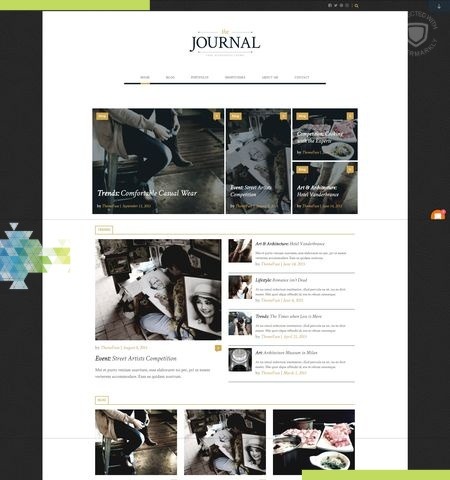 Journal est l'un des meilleurs thèmes WordPress gratuits pour cette année.