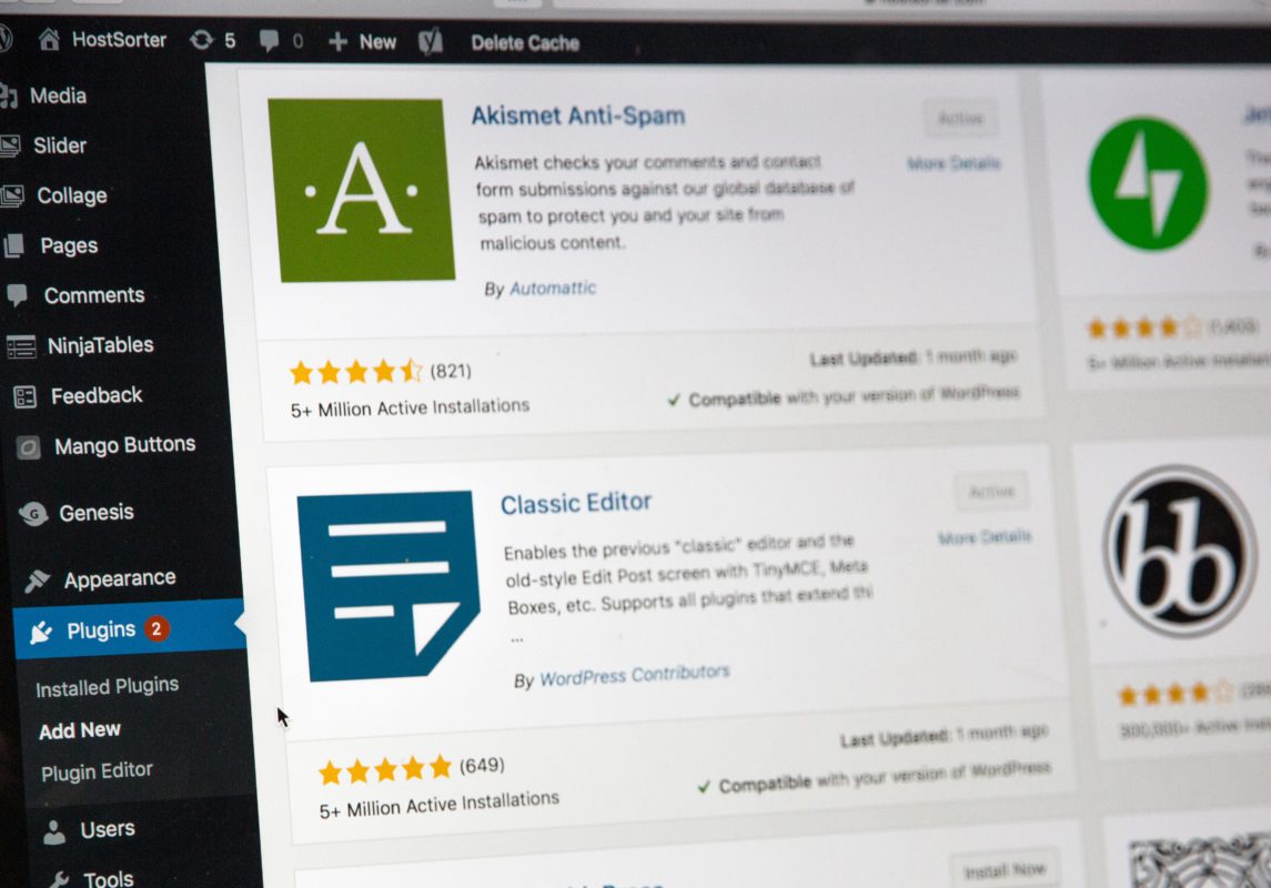 wordpress dashboard illustration
